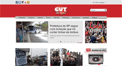 Desktop Screenshot of cutsp.org.br